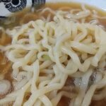 食堂 はせ川 - 東京製麺の中太麺