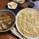 そば処 丸八 - 肉汁うどんと揚げ餅