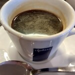 Trattoria Locale - サラダセットのドリンク（ホットコーヒー）