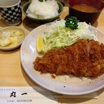 丸一 - ロースかつ定食（ライス・とん汁・お新香付）