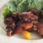 京華楼 - 黒酢鶏肉