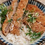 豊家 - あっさりだしカツ丼 ご飯が浸かるぐらのだし