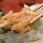 蕎麦切り屋 - 白海老のかき揚