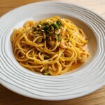 TRAMONTO - 海老とピスタチオの
            アメリケーヌソーススパゲッティ