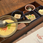 麹村 - 旬菜の先付け