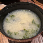 麹村 - しじみ汁・青さ海苔