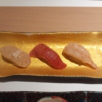 すし尽誠 - ホタテマグロえび
