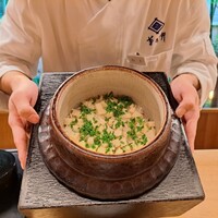 赤坂 菊乃井 - ●御飯「筍御飯 木の芽」