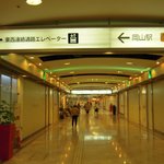 ヴィ・ド・フランス - 地下一番街から「さんすて」に通じるエレベーターが出来ています。