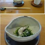 温石 - 昼の定食　小鉢　温石〈おんじゃく）〈愛知県岡崎市）食彩賓館撮影