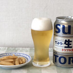 かきたねキッチン - 海老マヨネーズでサントリートリプル生をグビグビ！