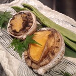 東京住友クラブ - 鮑の料理前
