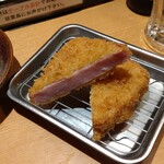 ほていちゃん - 厚切りハムカツ