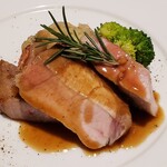 Al fresco dining - 国産豚のローストローズマリーソース