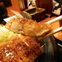 肉鮮問屋 佐々木 - ロースカツ　断面