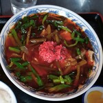 満州ニラら～めんの店 さかえや - 満州ニララーメン（中）