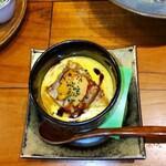 博多メシ 男厨 - 雲丹と鯛の茶碗蒸し