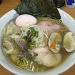 中華そば 半ざわ - すだれ貝と川俣シャモ出汁ラーメン