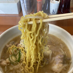 らー麺 ふしみ - 麺はこんな感じ