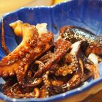 卓 - イイダコ煮付けその２