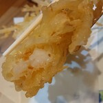 卓 - 小エビと新玉ねぎのかきあげその４