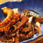 卓 - イイダコ煮付けその３