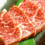 焼肉・ホルモンの白河 - 和牛ハラミ。内臓(ホルモン)だけじゃなく,赤身も抜群!!絶対に食べて欲しい一品♪