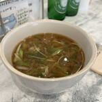 ペスカリコ - 九条ネギの味噌スープ