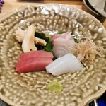 心酔亭 - 刺し盛り