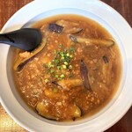 元気印のラーメン えにしや。 - 生姜味が良く温まるのだ♬