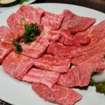 焼肉 昌久園 - Aセット(カルビ、ロース)