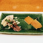 おけい鮨 - 自家製カラスと蛍烏賊