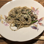 Bistro TATSU - 姪の浜の魚介と海苔のクリームソースパスタ。美味！