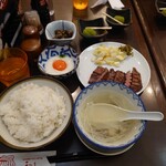 Gyuutan Sumiyaki Rikyuu - 牛タン定食　トロロはLINE登録でget