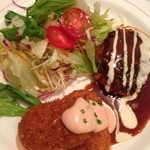 ビストロ プティ ハナ - メイン料理のアップ