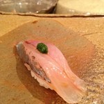 鮨 さいとう - 途中写真取り忘れーの鯵