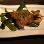 Casa Osano - 富士桜ポークの月桃包み焼き　季節の野菜添え