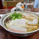 Nabeyaki Udon Asahi - アルミ鍋のうどんは、香川では見ない…(^▽^;)