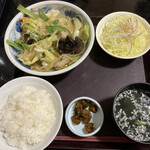 華正樓 - 野菜炒め定食