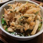 手打ちうどん　 いしづか - かき揚げ in つけ汁 