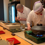 照寿司 - 自家製カラスミをスリスリ