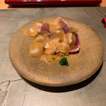 照寿司 - カラスミたっぷり　カツオ