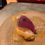 照寿司 - ネギと生姜をすりおろした薬味