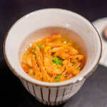 さん 六本木店 - 桜海老の茶碗蒸し