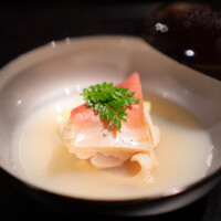 さん 六本木店 - 蛤と北寄貝のお椀