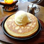 シンセツ - パンケーキ＋アイスクリーム