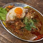 asiamのスパイスモツカレー