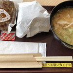 Nigiri Mamma - 「ふらの肉まんま」¥430
                      「ざんたれマヨおむすび」¥290
                      「豚汁」¥290