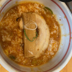 つけ麺まぜそば専門店 えじまん - チャーシューとメンマを乗せて