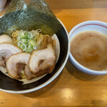 つけ麺まぜそば専門店 えじまん -  辛えびつけ麺全部のせ(1280円)